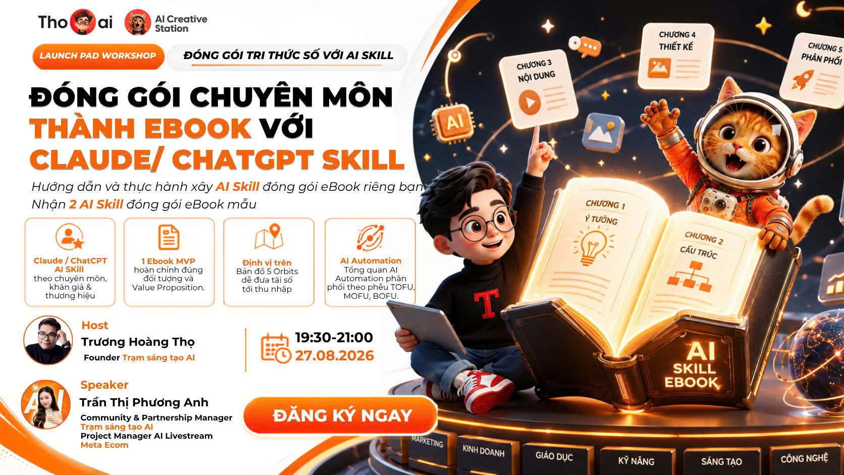Đóng gói chuyên môn thành Ebook với Claude/ChatGPT Skill