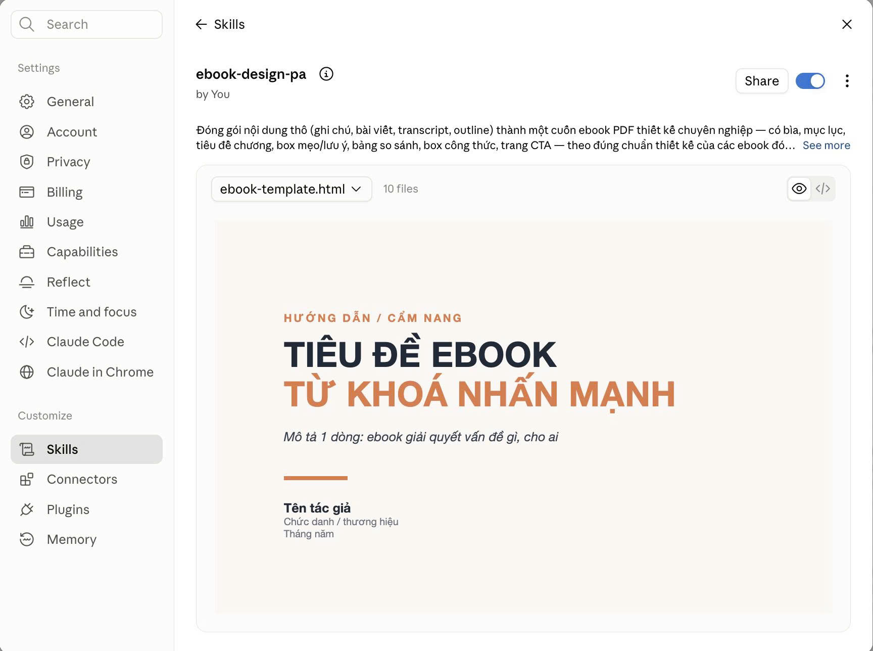 Giao diện thiết kế đầu ra của AI